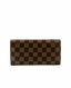 Louis Vuitton Damier Ebene Wallet Sarah Coquelicot