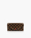 Louis Vuitton Damier Ebene Wallet Sarah Coquelicot