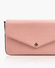 Louis Vuitton Felicie Pochette Epi Rose Ballerine