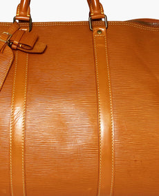 Louis Vuitton Keepall 50 Epi Leather Vintage Camel