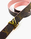 Louis Vuitton Initials 30 mm Reversible Belt Rose Ballerine