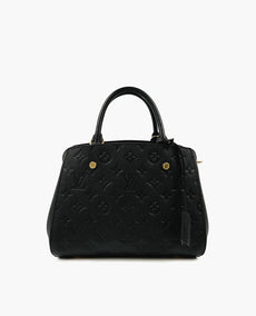 Louis Vuitton Montaigne BB Black Empreinte