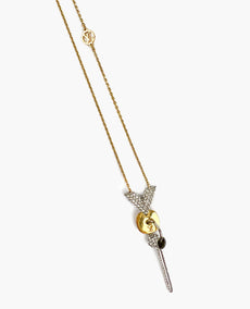 Louis Vuitton Essential V Strass Chain Necklace