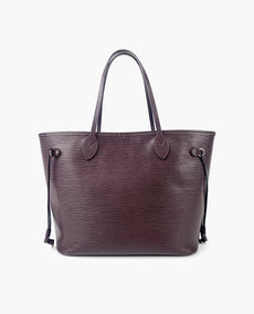 Louis Vuitton Neverfull MM Epi Leather Purple