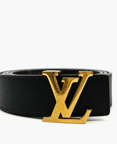 Louis Vuitton Initials 38 mm Reversible Belt Black