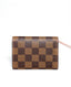 Louis Vuitton Rosalie Coin Purse Damier Ebene Rose Ballerine