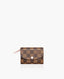 Louis Vuitton Rosalie Coin Purse Damier Ebene Rose Ballerine