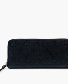 Louis Vuitton Clèmence Wallet Black Empreinte