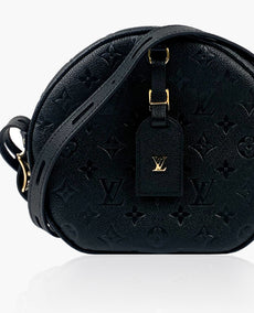 Louis Vuitton Boite Chapeau Souple MM Bag in Black Empreinte