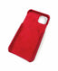 Louis Vuitton Red Leather Monogram iPhone Case