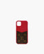 Louis Vuitton Red Leather Monogram iPhone Case