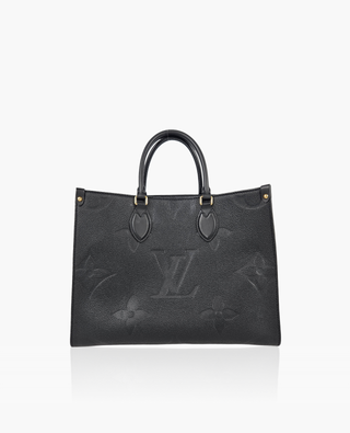 Louis Vuitton Onthego MM Black Leather
