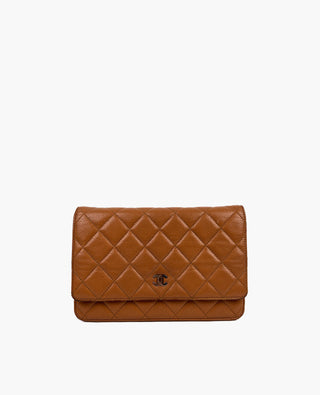 Chanel WOC Brown Caramel Caviar SHW