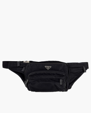 Prada Black Nylon Bumbag