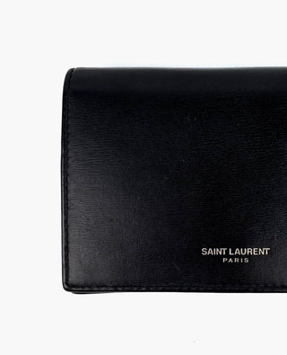 Saint Laurent Rive Gauche Small Black Wallet