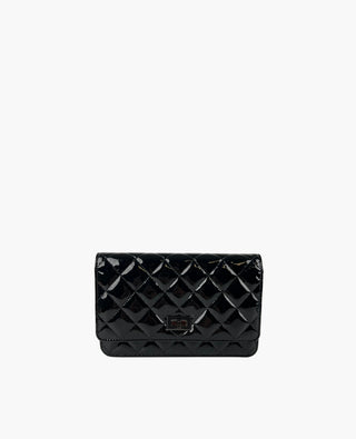 Chanel 2.55 WOC Black Patent BHW