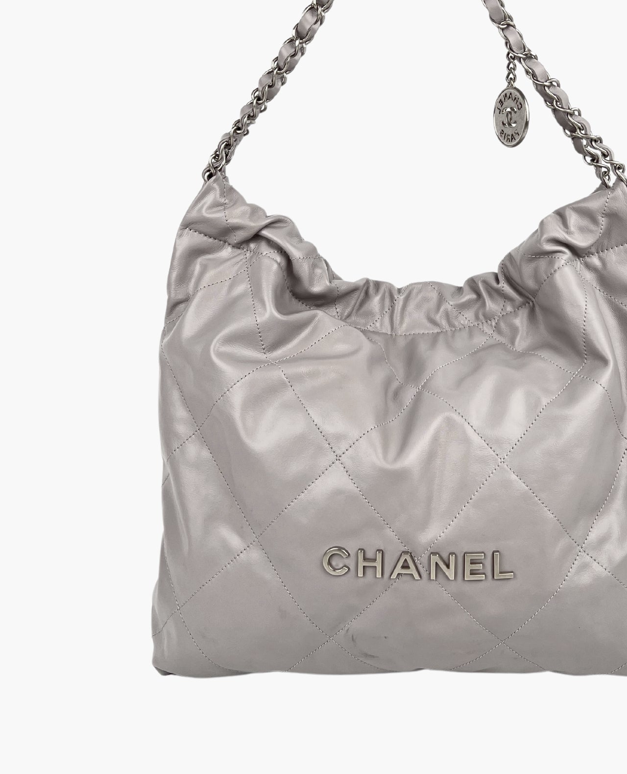 chanel 22a grey