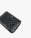 Chanel Black Lambskin Classic Zip Pouch