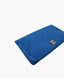 Chanel Thin City Fold-Over Clutch Quilted Blue Lambskin GBHW