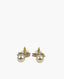 Chanel Pearl Drop Earrings With CC Strass