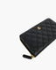 Chanel CC Zippy Long Wallet Black Caviar GHW