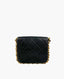 Chanel Framing Chain Black Flap Bag Calf Leather BGHW