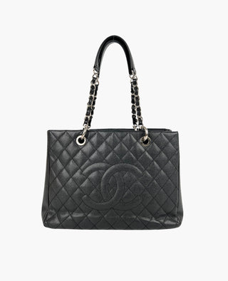 Chanel GST Black Caviar SHW