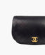 Chanel Messenger Bag -satula, musta tikattu harjattu GHW