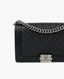 Chanel Boy New Medium Chevron RHW Black Caviar