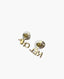 Chanel Earrings CC Pearl and Crystal CHA NEL Logo