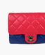 Chanel Tricolor Double Crossbody Bag