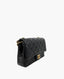 Chanel Rectangular Wooden Handle Flap Bag Black Lambskin