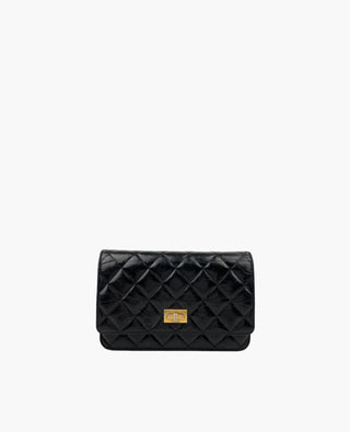 Chanel WOC Black Patent Leather GHW