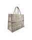 Dior Large Book Tote Grey Toile de Jouy -kirjonta