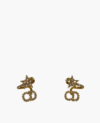 Dior Petit CD Crystal Earrings