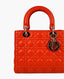 Dior Lady Dior Medium Orange GHW