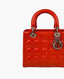 Dior Lady Medium Coral Patent SHW