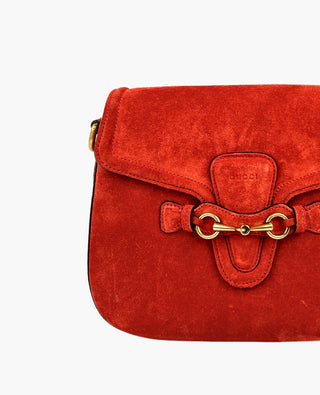 Gucci Suede Red Bag