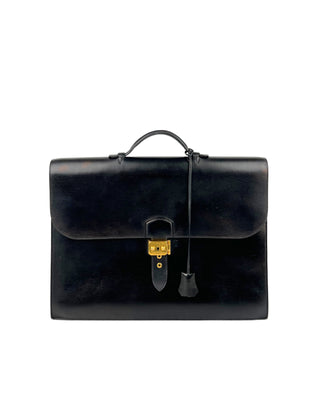 Hermès 40 Briefcase Black