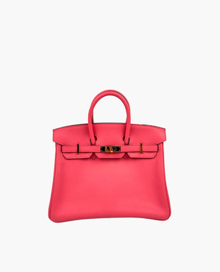 Hermès Birkin Swift Retourne Rose Confetti 25 GHW