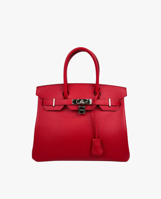 Hermès Birkin 30 Rouge Casaque Veau Epsom PHW