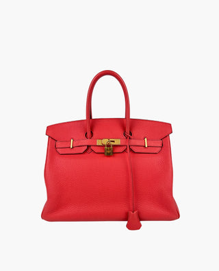 Hermès Birkin 35 Clemence Bougainvillea