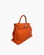 Hermès Kelly 35 Retourne Orange Clemence PHW