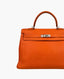 Hermès Kelly 35 Retourne Orange Clemence PHW