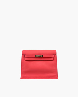 Hermès Kelly Danse II Evercolor AM Rose PHW