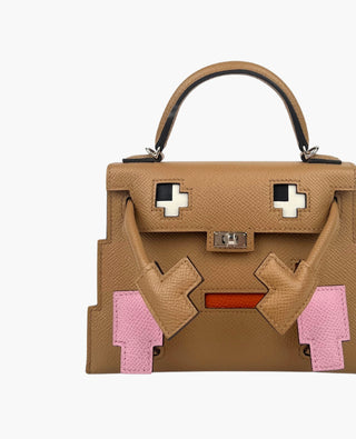 Hermès Kelly Doll Picto Epsom Chai PHW