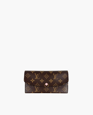 Louis Vuitton Emilie Wallet Monogram Rose Ballerine