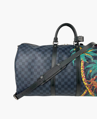 Louis Vuitton Damier Cobalt Jungle Keepall