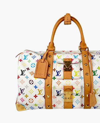 Louis Vuitton Keepall 45 Multicolor white