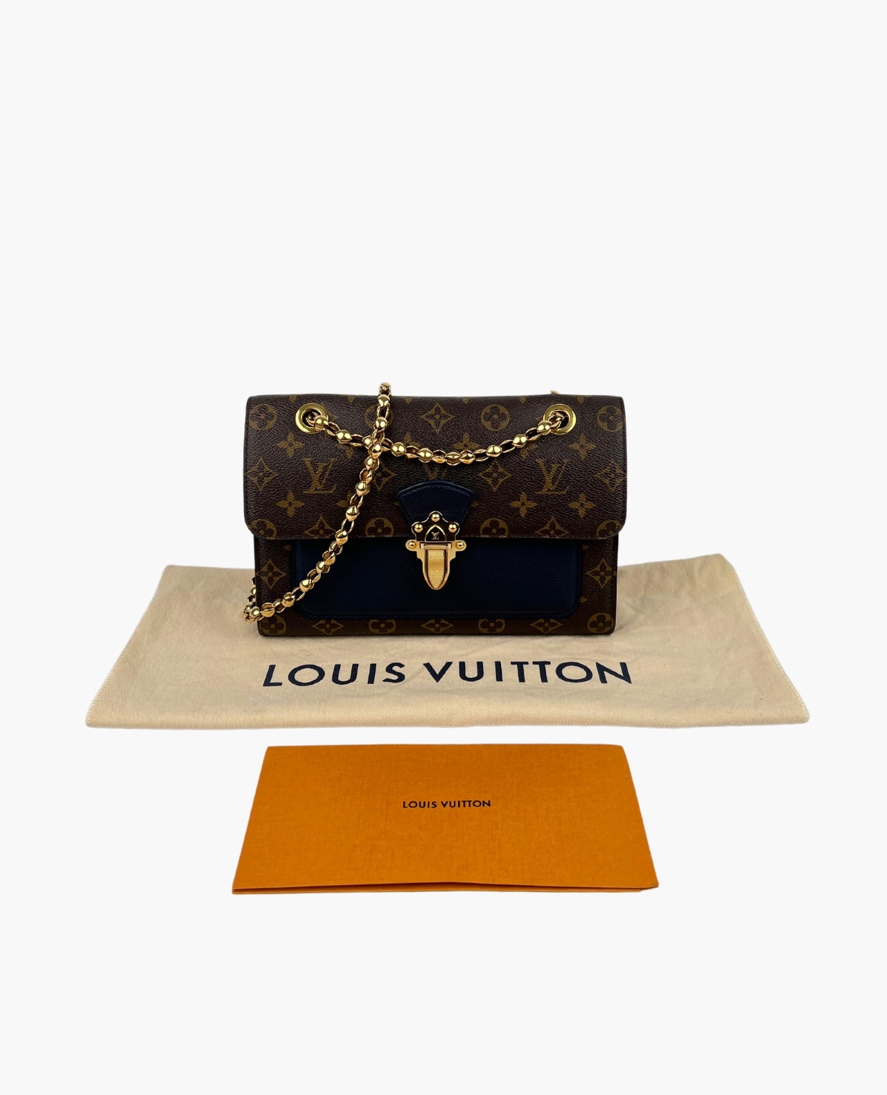 Louis Vuitton Victoire Monogram Navy Blue – Luxury Helsinki